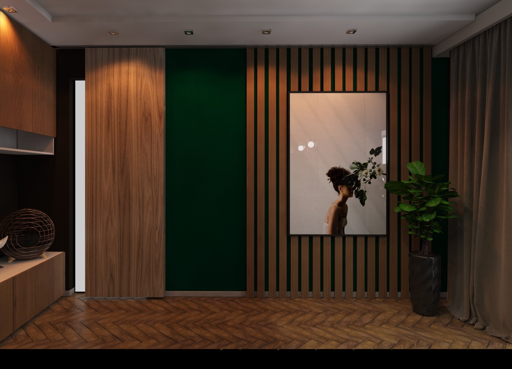Salon intérieur dans 3d max vray 3.0 image