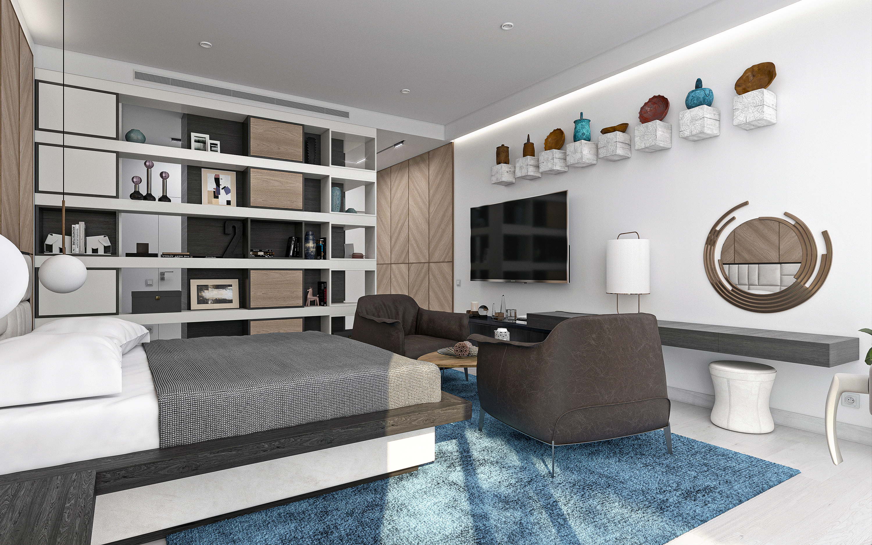 Penthouse S318 in 3d max corona render image