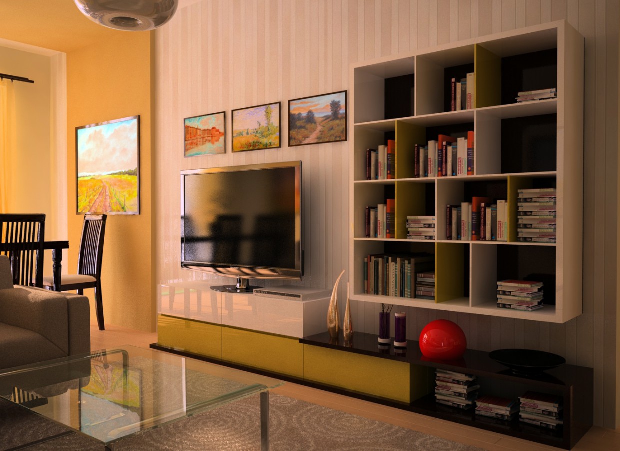 SUCH A YELLOW DAY in 3d max vray image