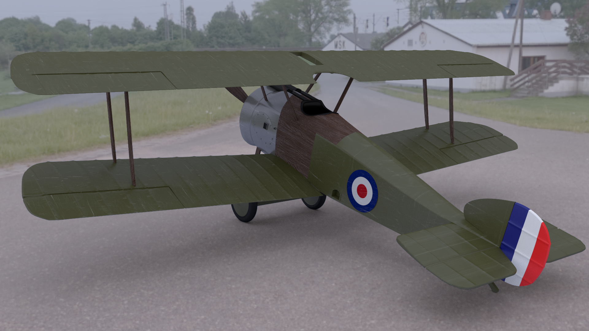 Sopwith F.1 Camel in Blender cycles render immagine