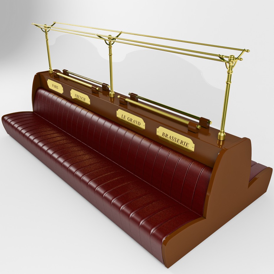 French sofa in 3d max vray image