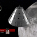 Apollo 11 kapsül Nasa in Cinema 4d maxwell render resim