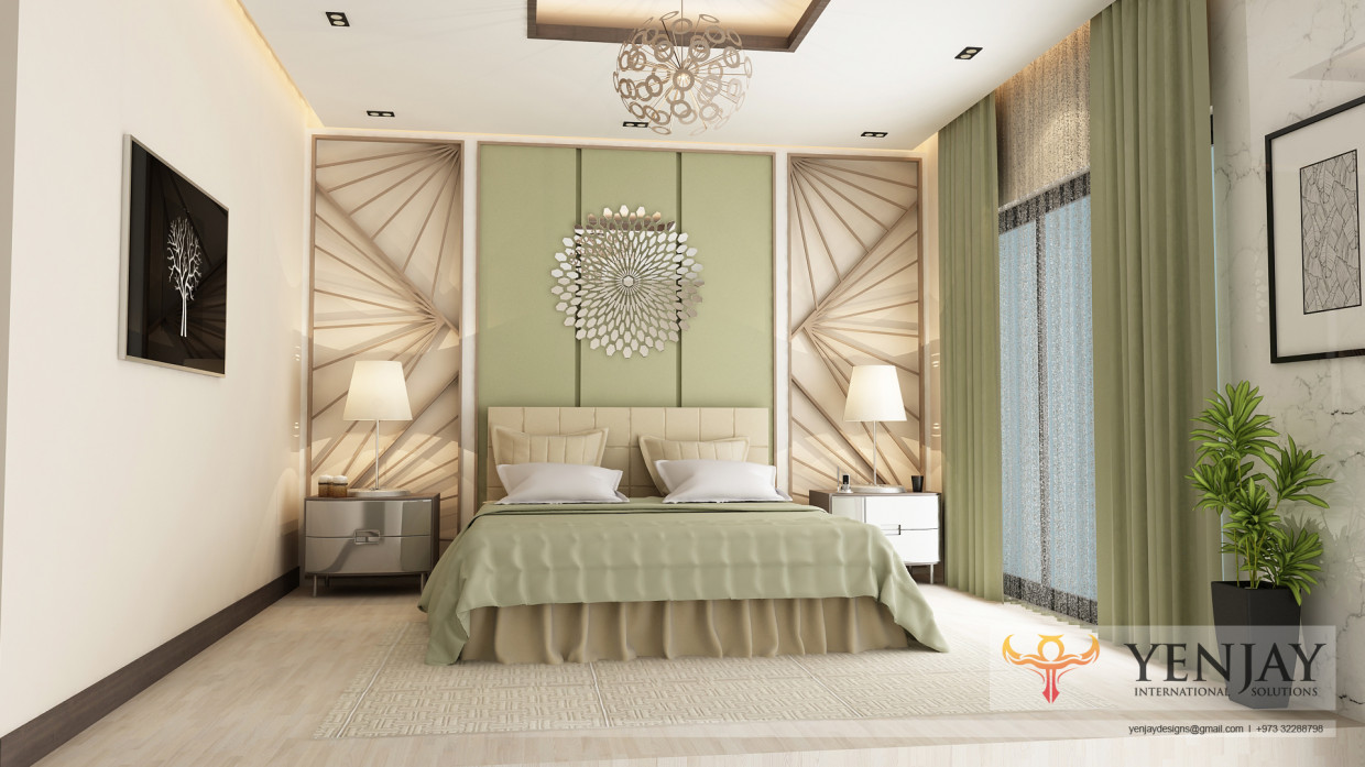 imagen de Diseño de dormitorio principal en 3d max vray 3.0