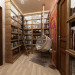 Library in 3d max vray resim