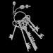 imagen de Las llaves con llavero en 3d max vray 3.0