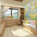 Çocuk odası in 3d max vray resim