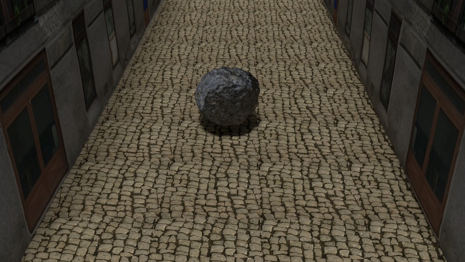 камінь на вулиці в Blender Other зображення