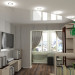 1-room apartment AGG PL 36 sq. m in 3d max vray image