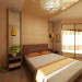 Спальня c гардеробной комнатой в 3d max vray изображение