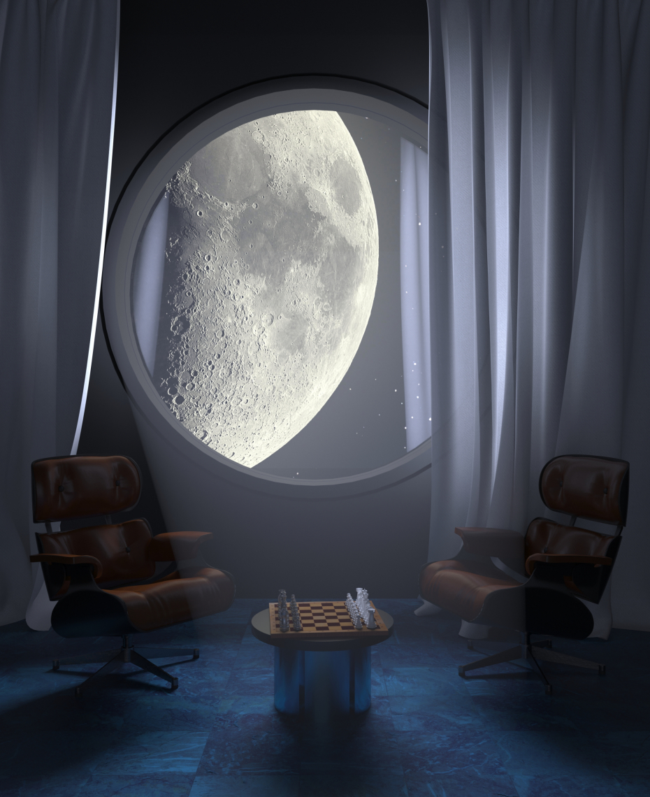 Cosmo-room in 3d max corona render image