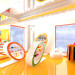 imagen de babyshop de tienda infantil en 3d max vray