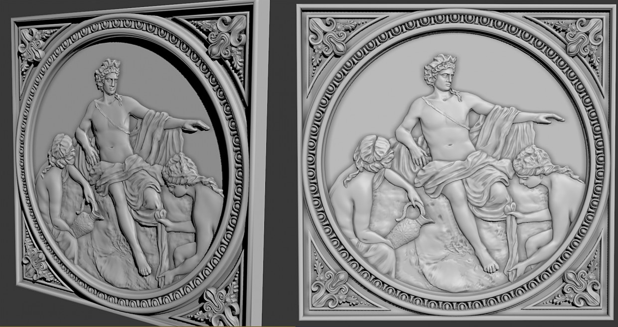 Bas-Relief in ZBrush Other Bild