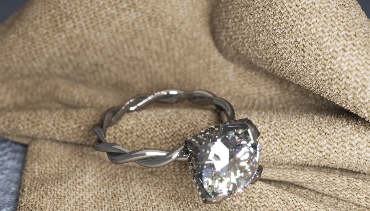 imagen de Haga el anillo de la joyería. CoronaRender en 3d max corona render