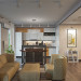 Residential complex. Studio apartment (studio) in 3d max corona render image