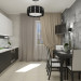 kitchen modern design! in 3d max vray image