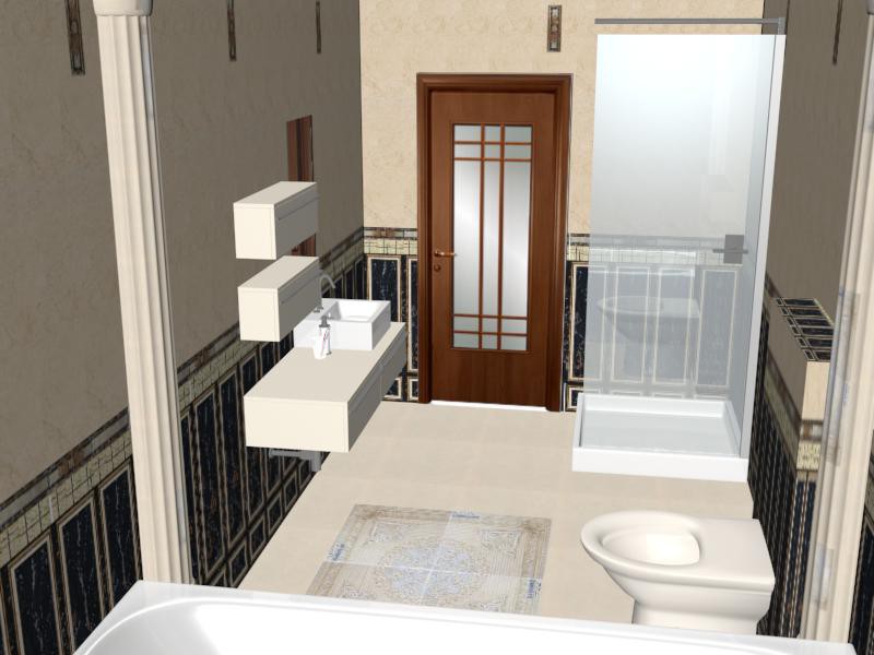 bathroom in 3d max mental ray image