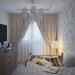 Camera da letto in 3d max vray immagine