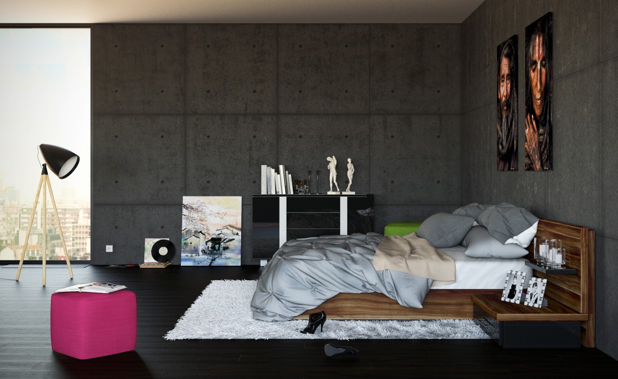 Appartamenti di lusso in 3d max corona render immagine