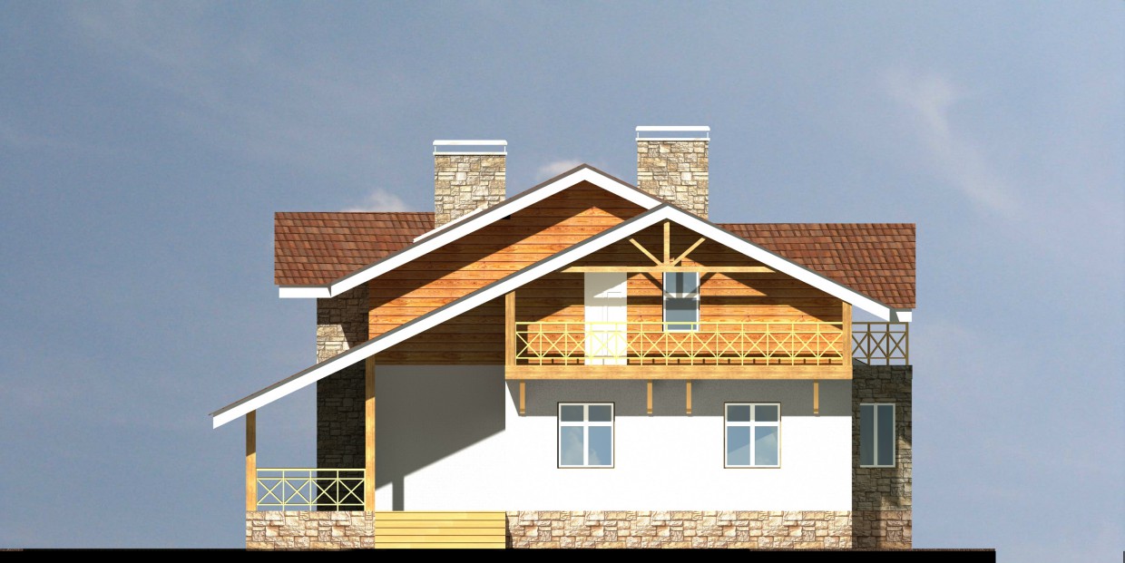 Yolculuk Chalet in ArchiCAD Other resim