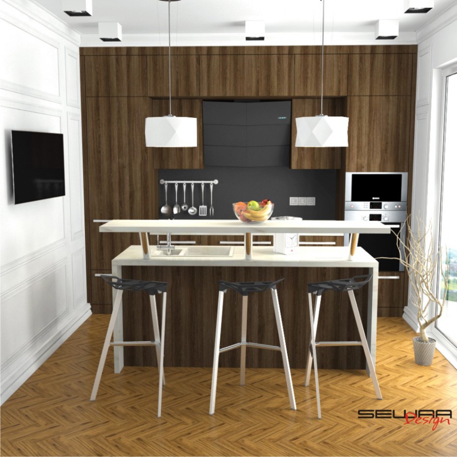 Kitchen in 3d max vray image