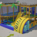 Children's playground "Uninhabited Island" in 3d max vray 2.0 image