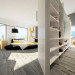 Apartamento de 2 andares em Ecaterimburgo em 3d max vray imagem