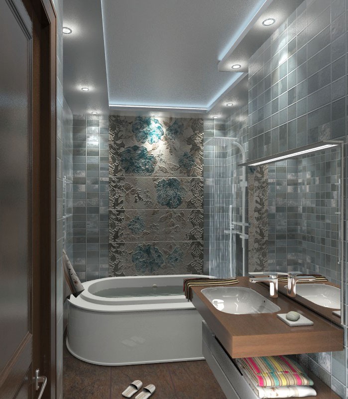 Ванная комната в 3d max vray 2.0 изображение