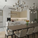 Mutfak-yemek odası. in 3d max corona render resim