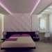 उदार बेडरूम 3d max vray में प्रस्तुत छवि