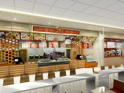 3D presentation of a brand in Foodcourt of a large fuel dispenser. (Video attached)
