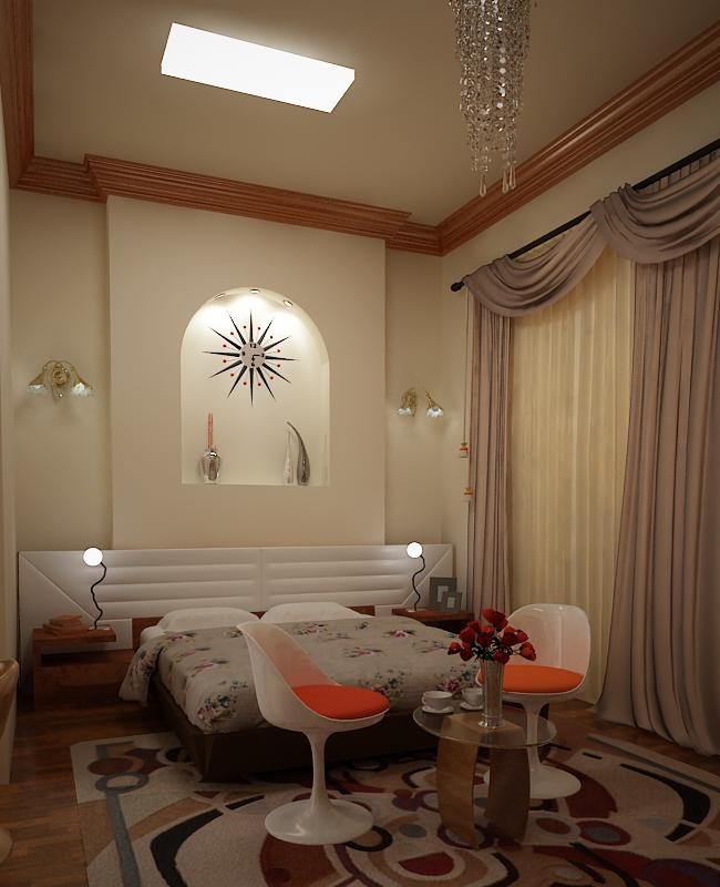 imagen de Dormitorio en 3d max vray 1.5