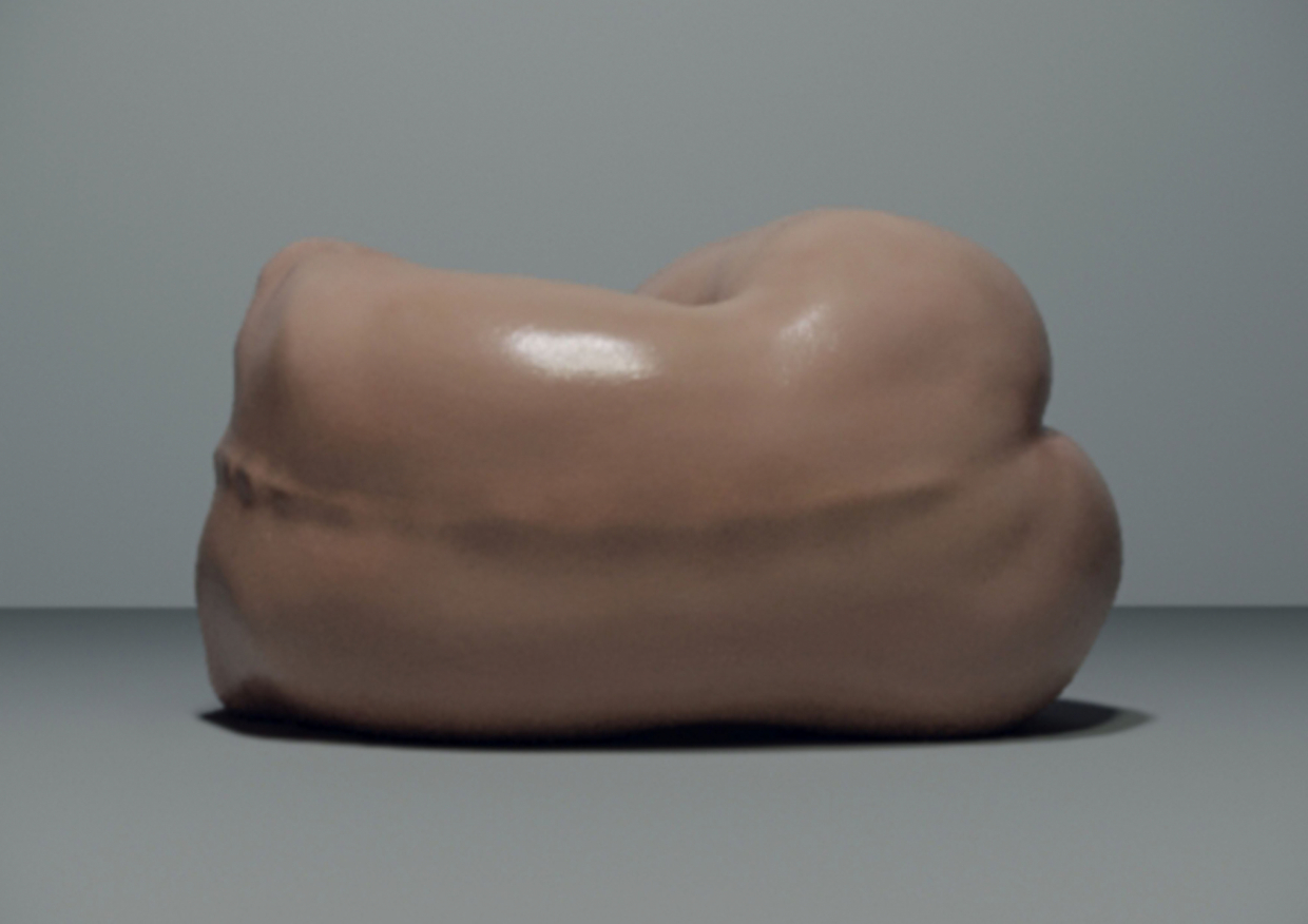 imagen de desnudo fetal en 3d max corona render