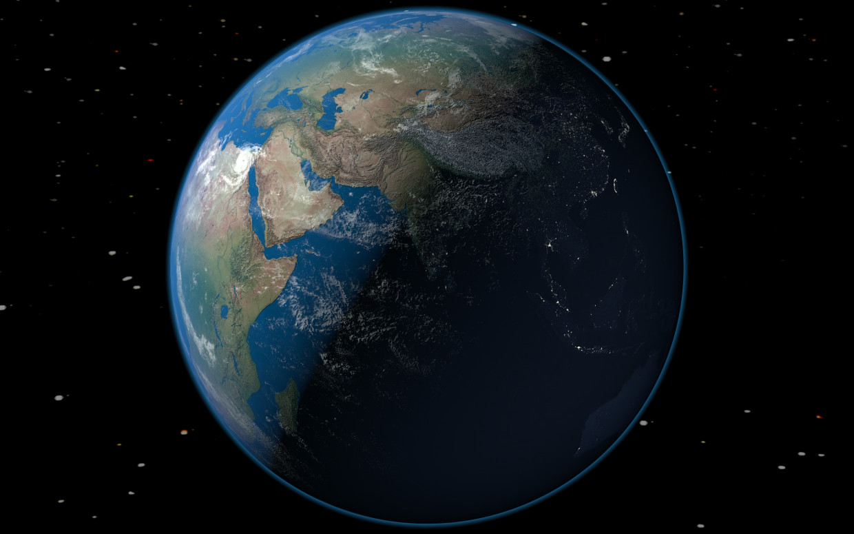 पृथ्वी ग्रह Cinema 4d Other में प्रस्तुत छवि