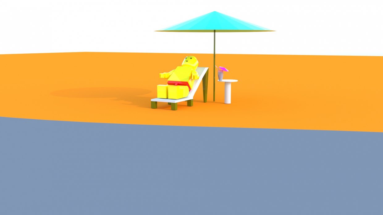 ЛегоМэн в 3d max corona render изображение