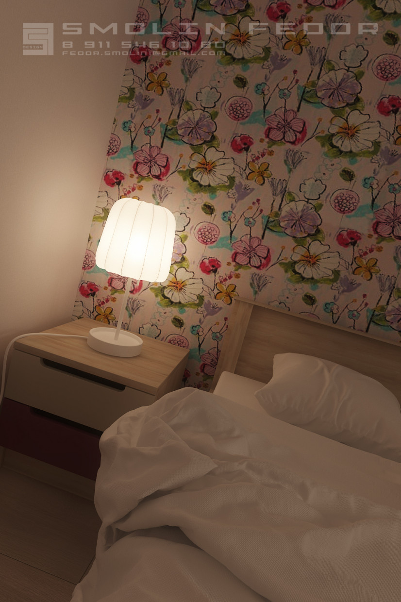 Room girls in 3d max corona render image