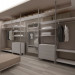 Camera da letto per una giovane famiglia in 3d max vray immagine