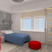 Room for five-year old boy in 3d max vray image