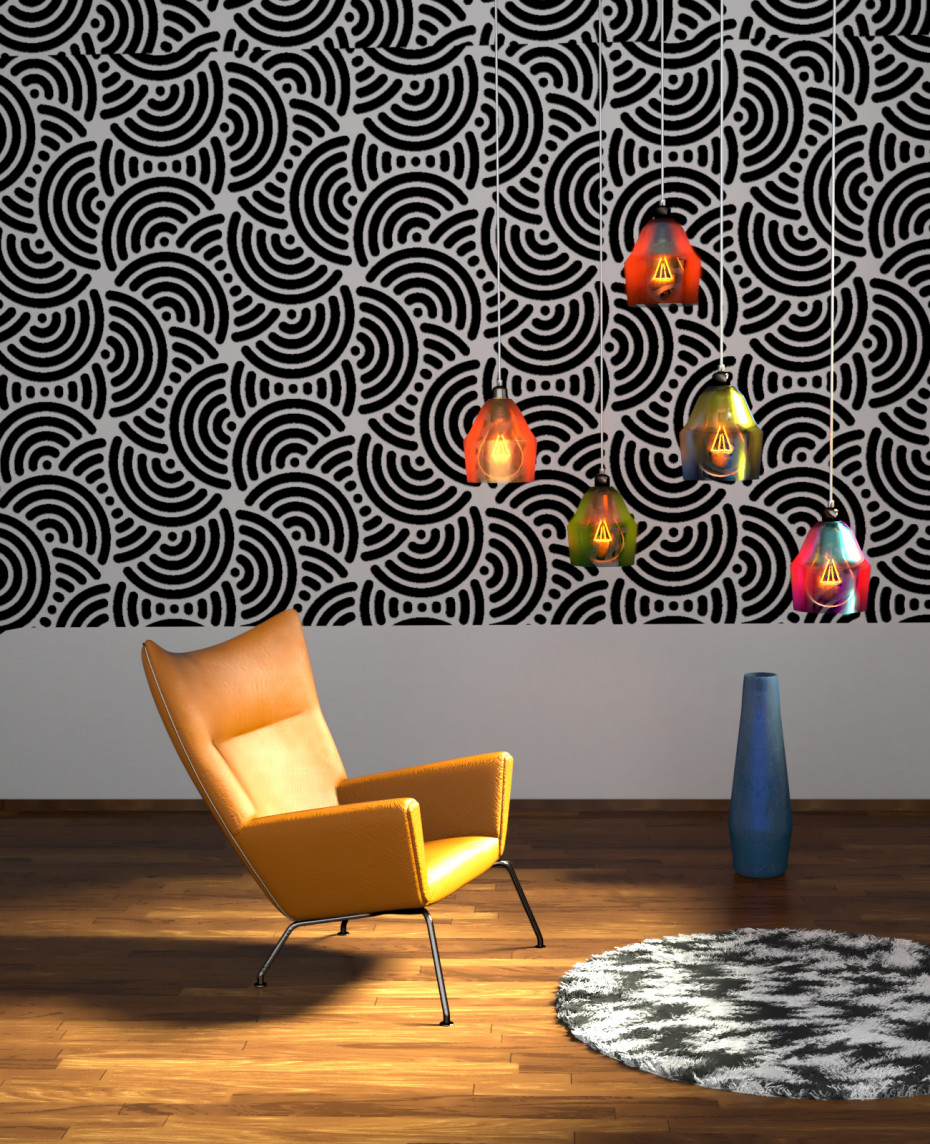Disegno interno 2 in Blender cycles render immagine