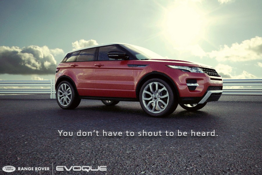 Range Rover Evoque 3d max vray में प्रस्तुत छवि