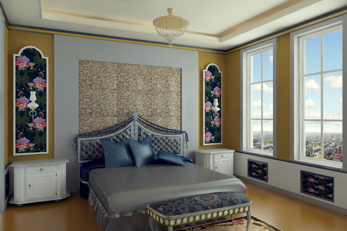 Schlafzimmer design in 3d max vray 2.5 Bild