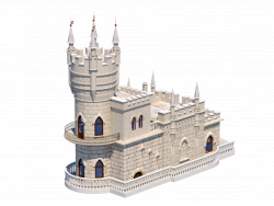 Modelo de castelo "Ninho da Andorinha"