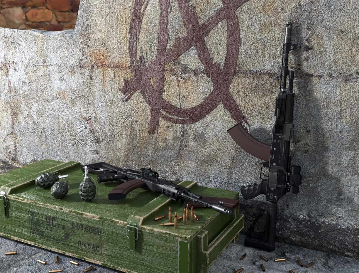 AK103 Üzerindeki Varyasyonlar in 3d max corona render resim