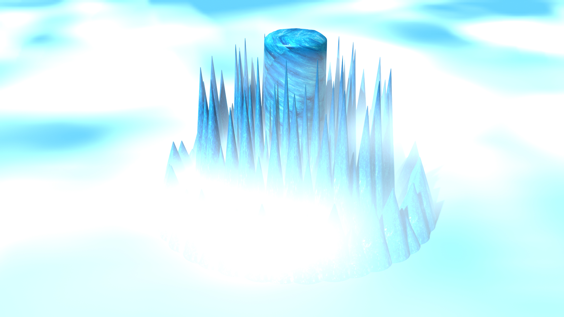 льодяна башня version 1 | ice tower version 1 в Blender blender render изображение
