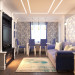 Living room in 3d max corona render image