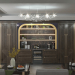 Living room bar design in 3d max vray 5.0 image