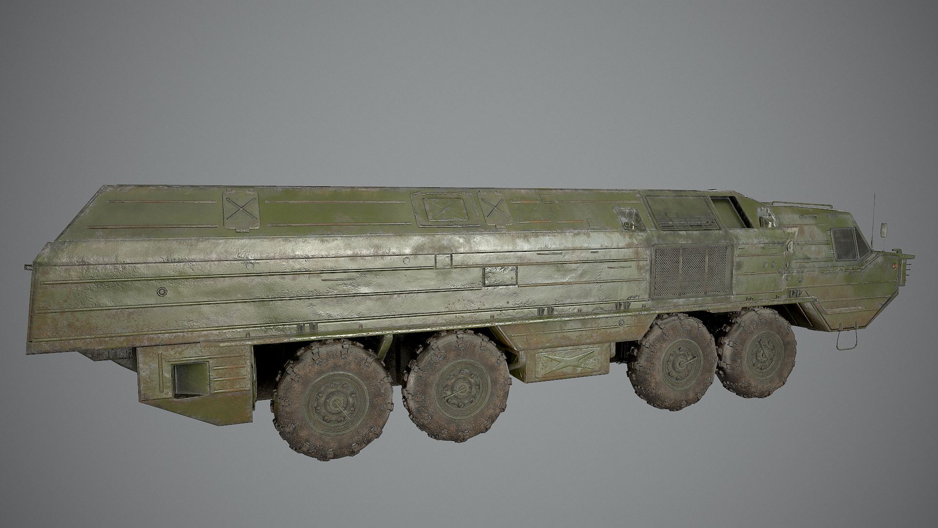 Tactical missile system Oka in 3d max Other image