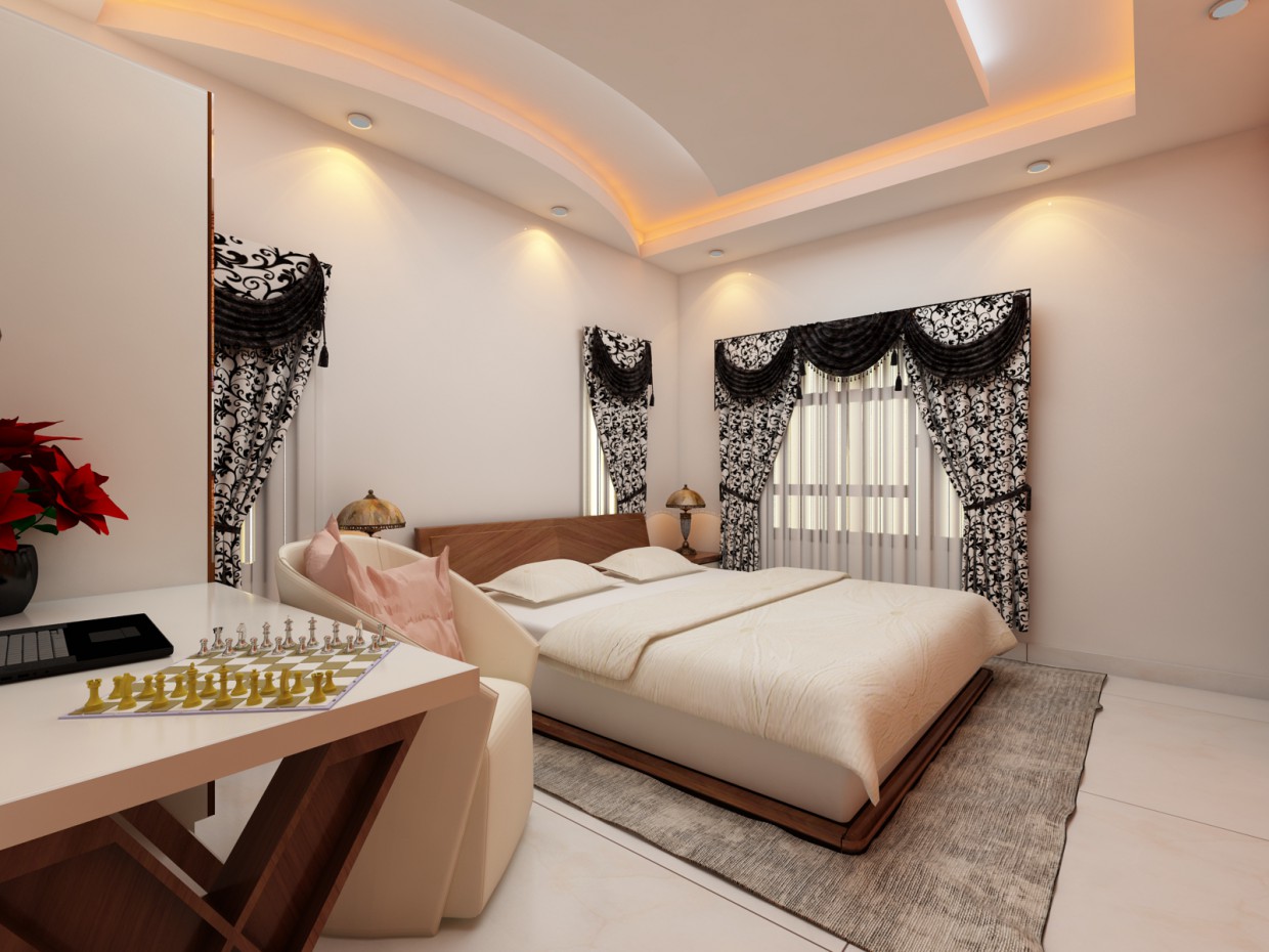 Спальня від HariRahul в 3d max vray 3.0 зображення