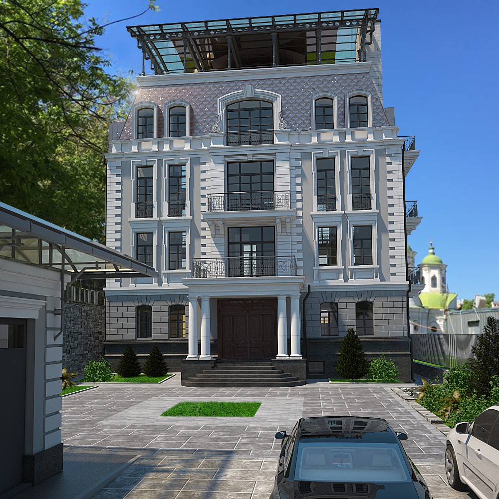house in 3d max vray 2.5 image
