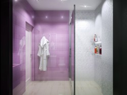 Un cuarto de baño de estilo moderno