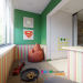 Детская комната в стиле LEGO в 3d max corona render изображение